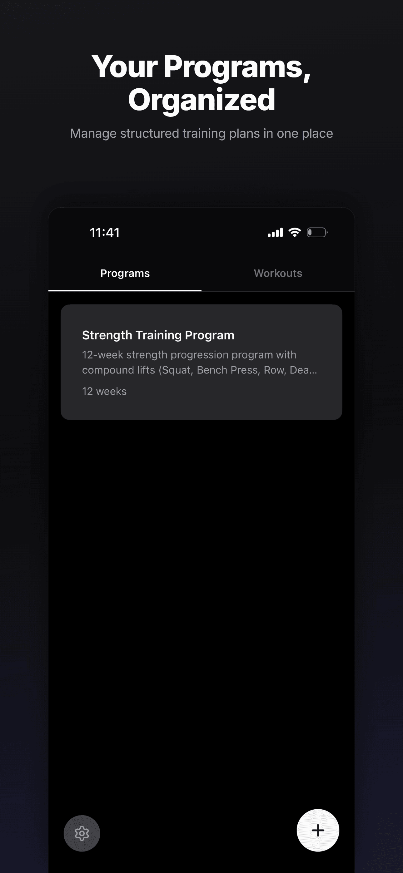 Your Programs, Organized